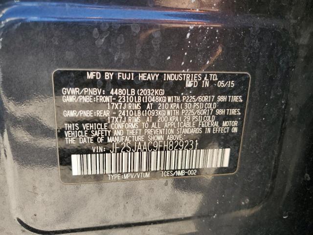 Photo 14 from auction – 2015 SUBARU FORESTER 2 with VIN JF2SJAAC9FH829231