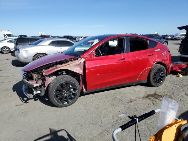 TESLA MODEL Y 2021 with VIN 5YJYGDEE4MF222672 - Photo from auction