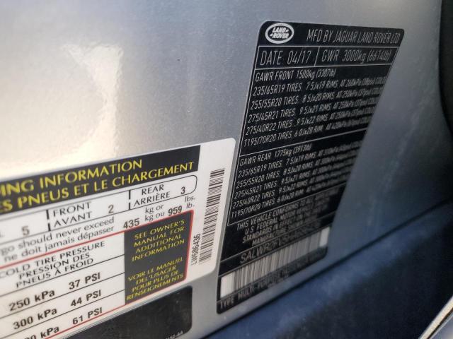 Photo 14 from auction – 2017 LAND ROVER RANGE ROVE with VIN SALWR2FV5HA686436
