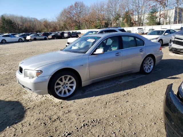 BMW 745 I 2002 with VIN WBAGL63452DP50087 - Photo from auction