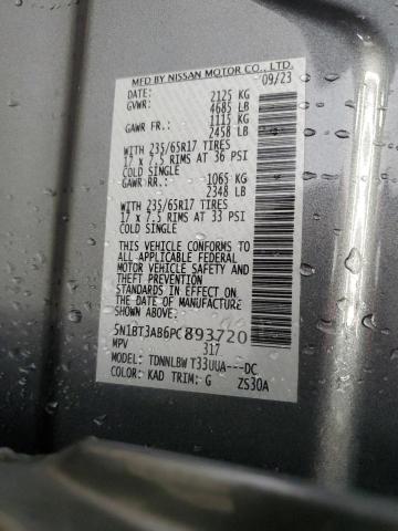 Photo 14 from auction – 2023 NISSAN ROGUE S with VIN 5N1BT3AB6PC893720
