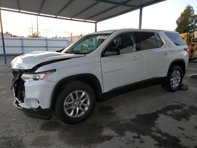 CHEVROLET TRAVERSE L 2021 with VIN 1GNERFKW4MJ143461 - Photo from auction