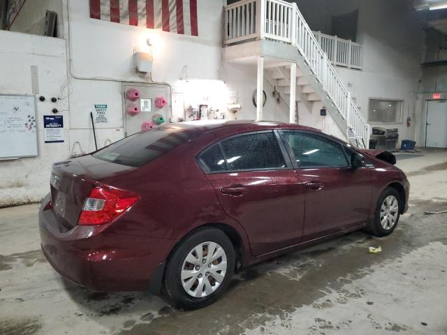 Photo 3 from auction – 2012 HONDA CIVIC LX with VIN 19XFB2F53CE071224