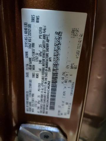 Photo 14 from auction – 2017 FORD ESCAPE SE with VIN 1FMCU9G95HUC46262