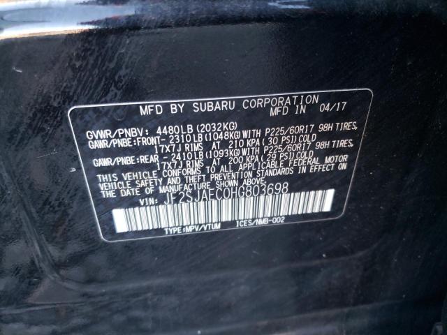 Photo 14 from auction – 2017 SUBARU FORESTER 2 with VIN JF2SJAEC0HG803698