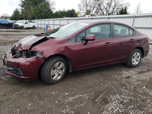 Photo 1 from auction – 2013 HONDA CIVIC LX with VIN 19XFB2F59DE267136