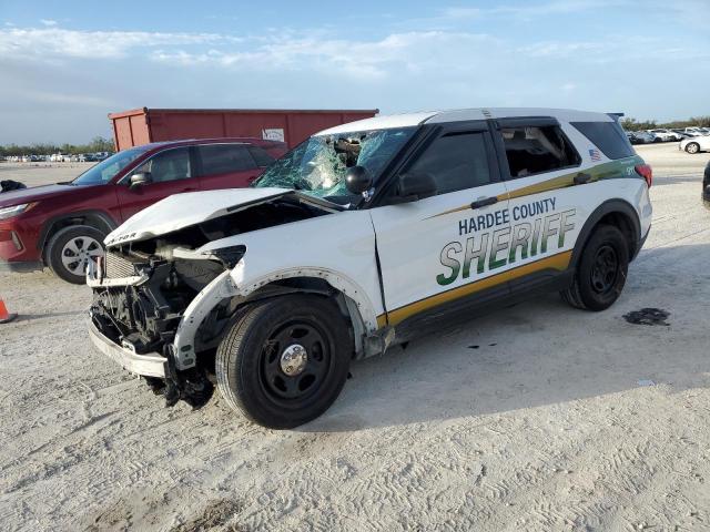 FORD EXPLORER P 2021 with VIN 1FM5K8AC4MGC00394 - Photo from auction