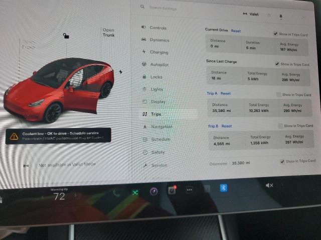 Photo 9 from auction – 2020 TESLA MODEL Y with VIN 5YJYGDEE9LF058978