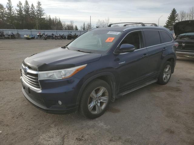 TOYOTA HIGHLANDER 2016 with VIN 5TDDCRFH0GS013574 - Photo from auction