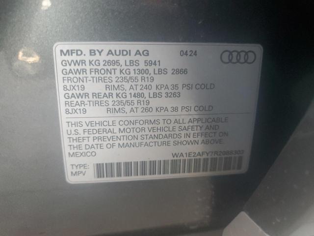 Photo 14 from auction – 2024 AUDI Q5 E PREMI with VIN WA1E2AFY7R2088303