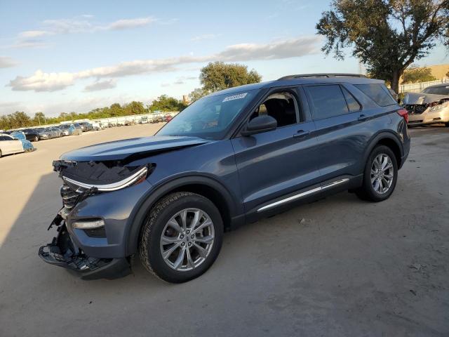 FORD EXPLORER X 2021 with VIN 1FMSK7DH5MGB93301 - Photo from auction