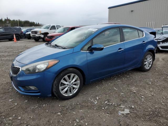 KIA FORTE EX 2014 with VIN KNAFX4A85E5104895 - Photo from auction