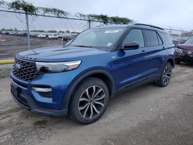 FORD EXPLORER S 2022 with VIN 1FMSK7KH6NGA27857 - Photo from auction