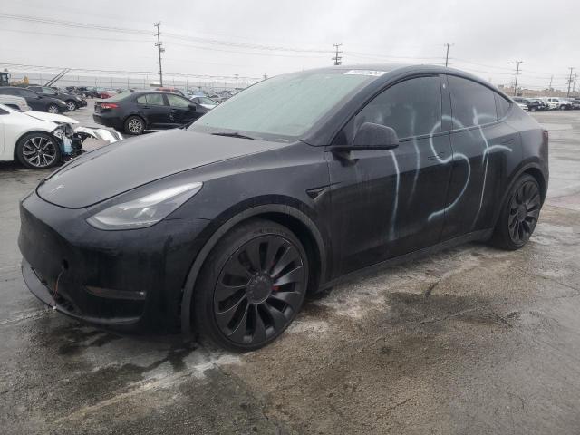 TESLA MODEL Y 2023 with VIN 7SAYGDEFXPF738969 - Photo from auction