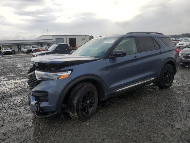 FORD EXPLORER X 2021 with VIN 1FMSK7DH3MGA91558 - Photo from auction
