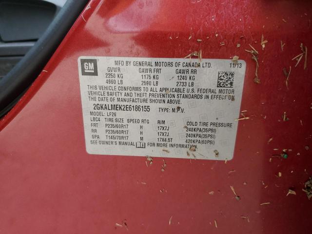 Photo 14 from auction – 2014 GMC TERRAIN SL with VIN 2GKALMEK2E6186155