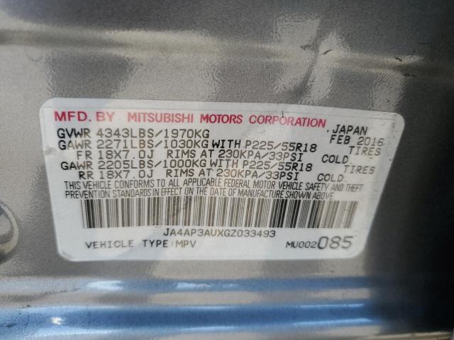 Photo 14 from auction – 2016 MITSUBISHI OUTLANDER with VIN JA4AP3AUXGZ033493