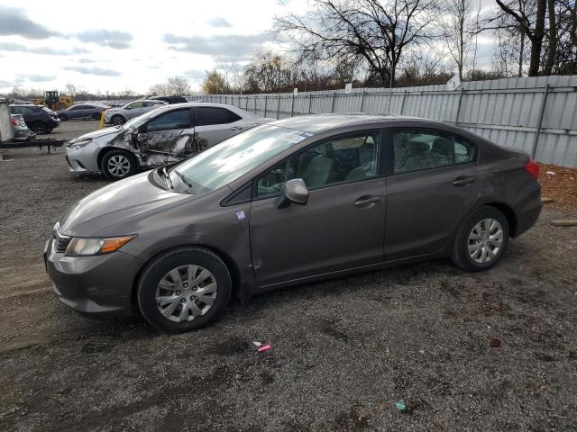 HONDA CIVIC LX 2012 with VIN 2HGFB2F42CH009262 - Photo from auction