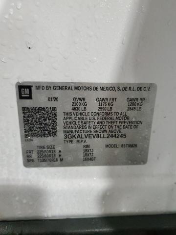 Photo 14 from auction – 2020 GMC TERRAIN SL with VIN 3GKALVEV8LL244245