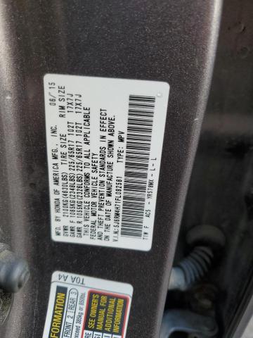 Photo 14 from auction – 2015 HONDA CR-V EXL with VIN 5J6RM4H71FL092581