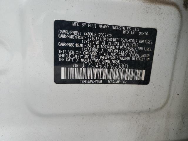 Photo 14 from auction – 2017 SUBARU FORESTER 2 with VIN JF2SJARC4HH423803