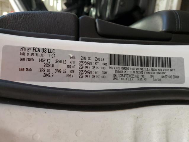 Photo 14 from auction – 2017 JEEP GRAND CHER with VIN 1C4RJFAG3HC951631