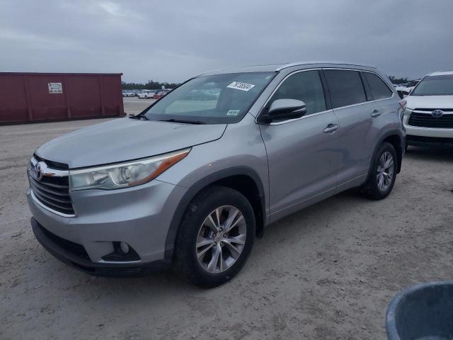 TOYOTA HIGHLANDER 2015 with VIN 5TDJKRFH5FS217193 - Photo from auction