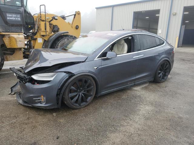TESLA MODEL X 2021 with VIN 5YJXCBE29MF323031 - Photo from auction