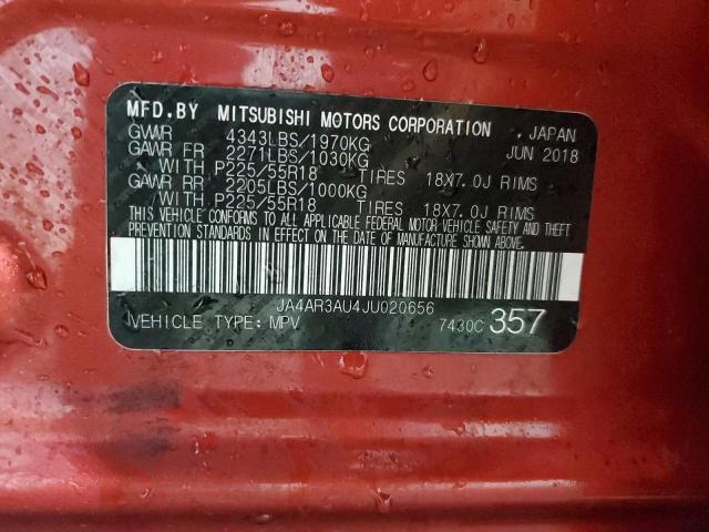 Photo 10 from auction – 2018 MITSUBISHI OUTLANDER with VIN JA4AR3AU4JU020656