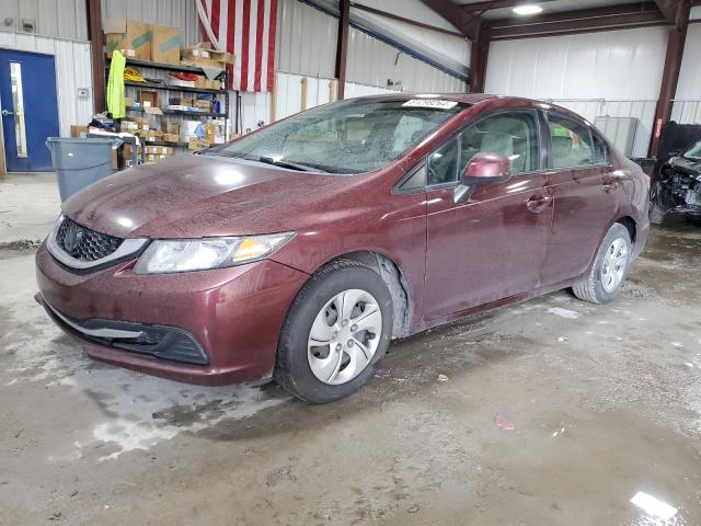 HONDA CIVIC LX 2013 with VIN 19XFB2F51DE045254 - Photo from auction