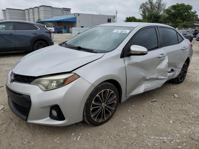 TOYOTA COROLLA L 2015 with VIN 2T1BURHE5FC458634 - Photo from auction
