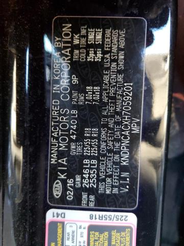 Photo 14 from auction – 2017 KIA SPORTAGE E with VIN KNDPNCACXH7059201