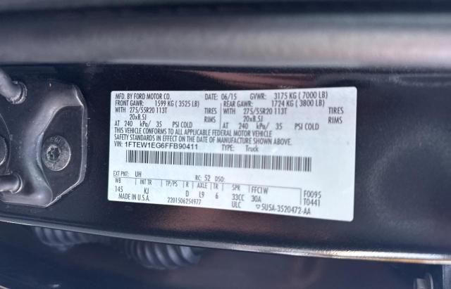 Photo 10 from auction – 2015 FORD F150 SUPER with VIN 1FTEW1EG6FFB90411
