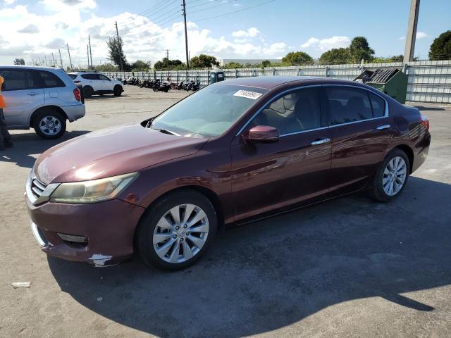 HONDA ACCORD EXL 2014 with VIN 1HGCR3F85EA026341 - Photo from auction