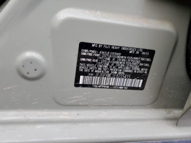 Photo 14 from auction – 2014 SUBARU XV CROSSTR with VIN JF2GPAWC1E8215415