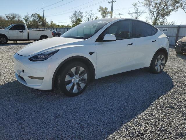 TESLA MODEL Y 2021 مع رقم تعريف المركبة 5YJYGDEEXMF077587 - صورة من المزاد