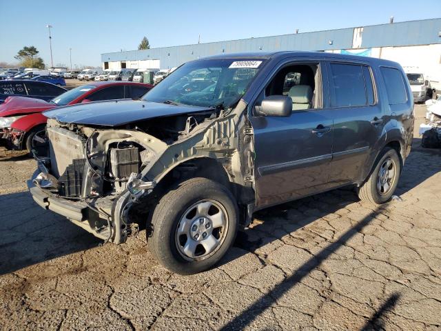 HONDA PILOT LX 2012 with VIN 5FNYF4H29CB038475 - Photo from auction