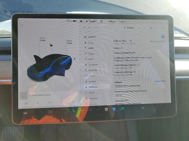 Photo 9 from auction – 2021 TESLA MODEL 3 with VIN 5YJ3E1EA8MF837074
