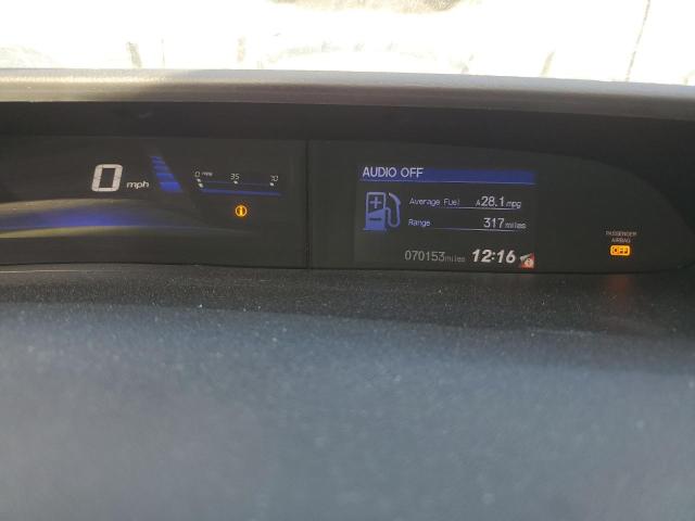 Photo 9 from auction – 2013 HONDA CIVIC LX with VIN 2HGFB2F55DH569576