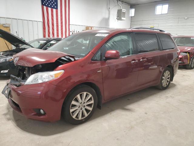 TOYOTA SIENNA XLE 2016 with VIN 5TDDK3DC4GS134602 - Photo from auction