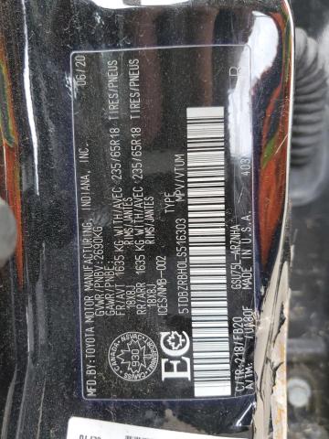 Photo 14 from auction – 2020 TOYOTA HIGHLANDER with VIN 5TDBZRBH0LS516303