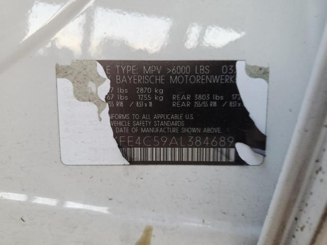 Photo 14 from auction – 2010 BMW X5 XDRIVE3 with VIN 5UXFE4C59AL384689