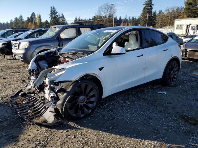 TESLA MODEL Y 2022 with VIN 7SAYGDEF6NF463307 - Photo from auction