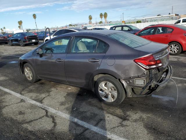 Photo 2 from auction – 2013 HONDA CIVIC LX with VIN 19XFB2F51DE276252