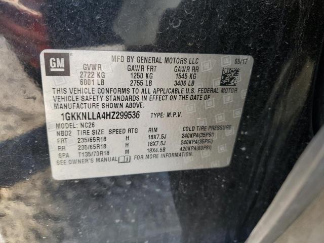 Photo 14 from auction – 2017 GMC ACADIA SLE with VIN 1GKKNLLA4HZ299536