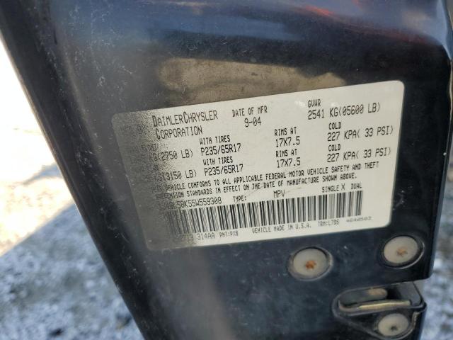 Photo 14 from auction – 2005 JEEP LIBERTY with VIN 1J4GL58K55W559308