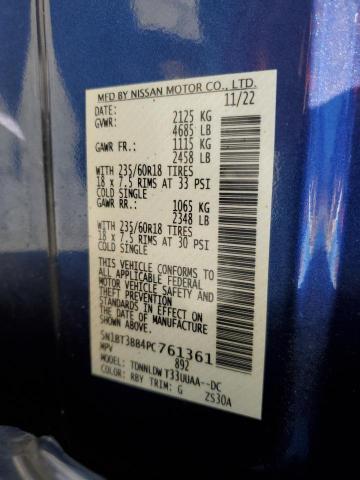Photo 14 from auction – 2023 NISSAN ROGUE SV with VIN 5N1BT3BB4PC761361