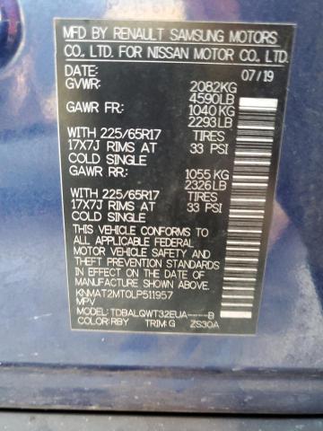 Photo 14 from auction – 2020 NISSAN ROGUE S with VIN KNMAT2MT0LP511957
