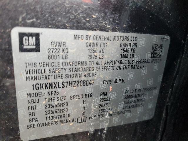 Photo 14 from auction – 2017 GMC ACADIA DEN with VIN 1GKKNXLS7HZ208047