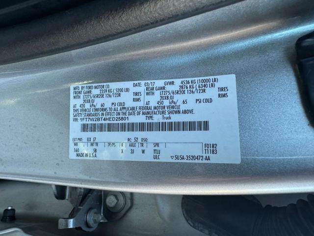 Photo 10 from auction – 2017 FORD F250 SUPER with VIN 1FT7W2BT4HED25801